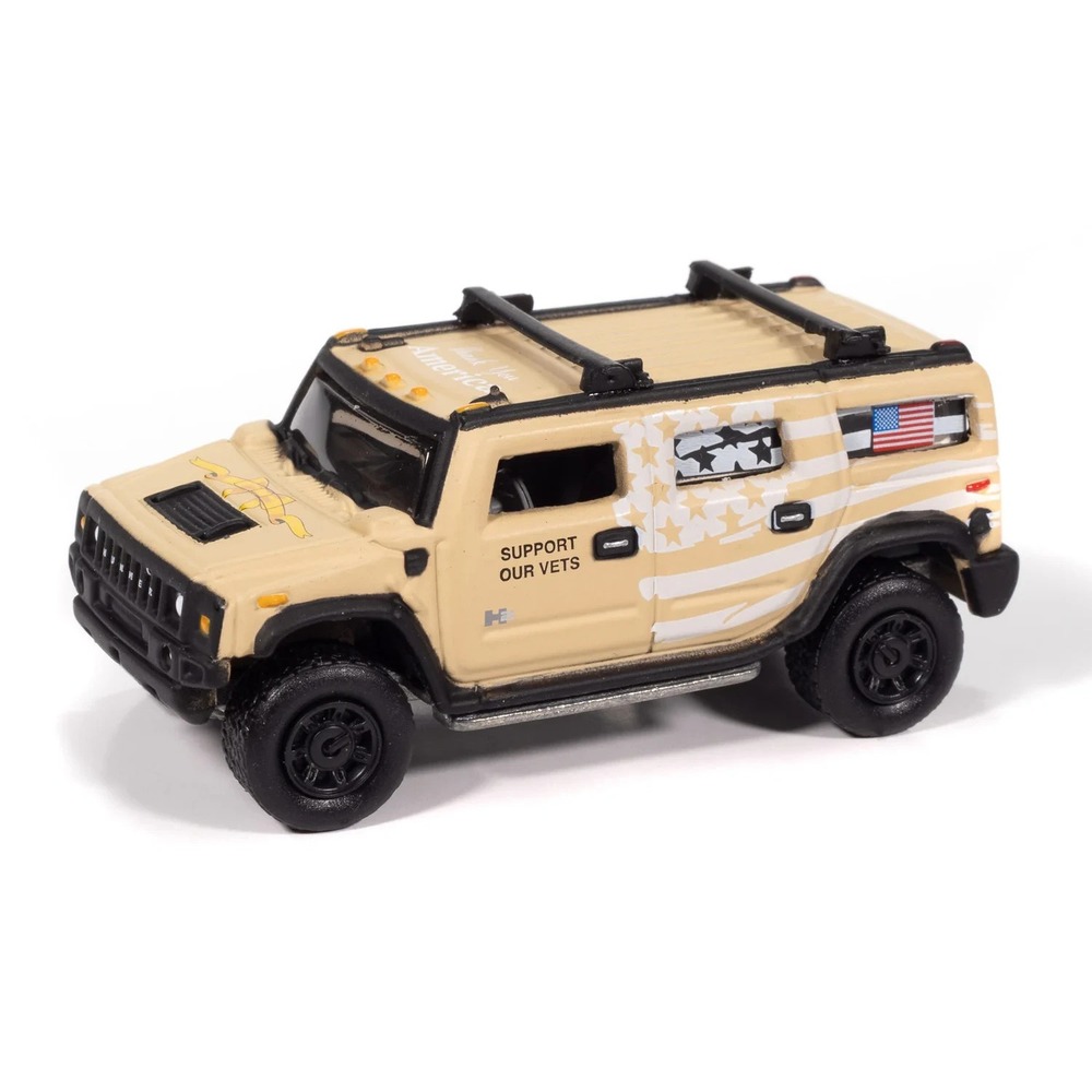 Johnny Lightning 2004 Hummer H2 Victory Over Iraq Tribute Diecast Rel 1 Ver B